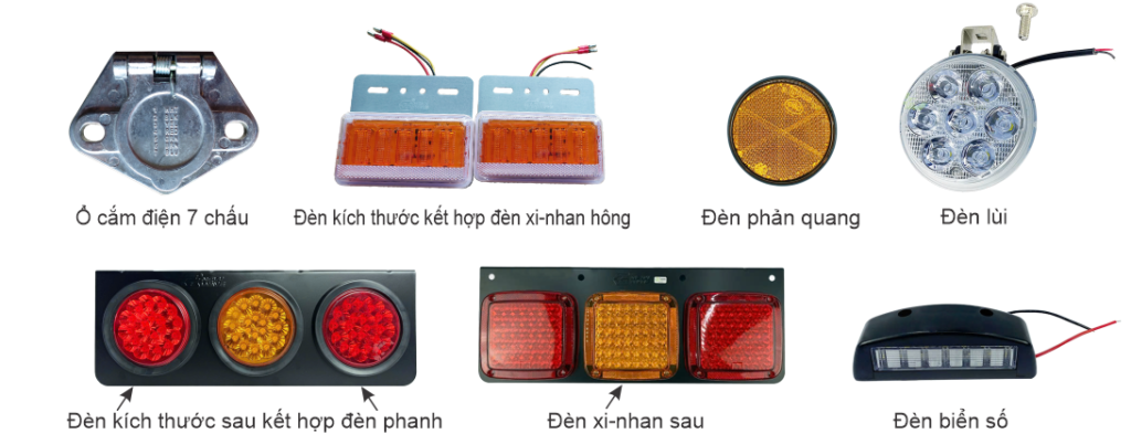 Hệ thống đèn Sơ mi rơ moóc Chien You