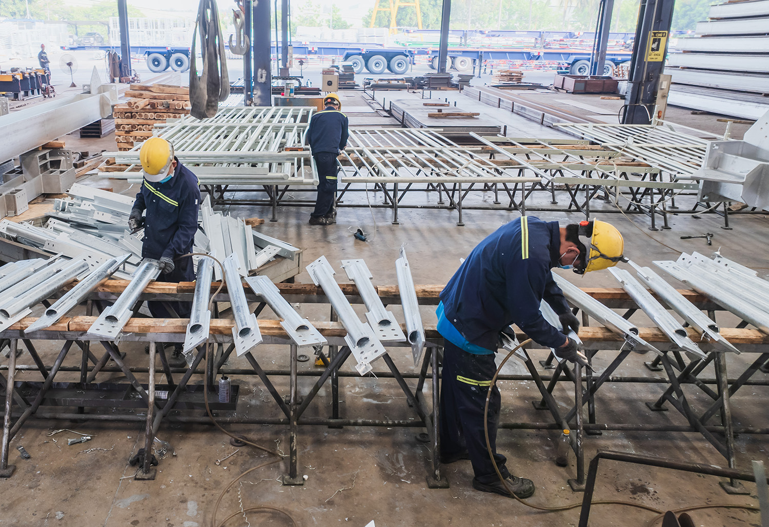 hàn sau mạ kẽm nhúng nóng